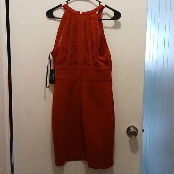 Womans scarlet red guess dress size 8 - Picture 6 of 13